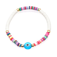 Bracelets en perles pour femmes, bijoux en perles, bracelets bohèmes faits à la main, bracelets turcs porte-bonheur avec œil maléfique