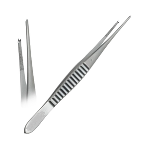 คีมจับเนื้อเยื่อ Gillies แบบ 1x2 ฟัน สำหรับผ่าตัดด้วยมือ ทำจากสแตนเลส BCI 4546 ระดับ Class I ได้รับการรับรองมาตรฐาน CE รับประกัน 5 ปีขึ้นไป - Product Image 4