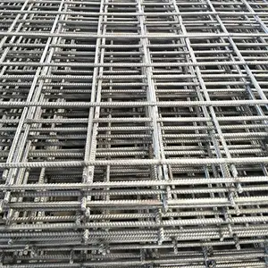 Panel jaring rebar baja kekuatan tinggi beton stucco kawat bergaris jaring penguat jaring