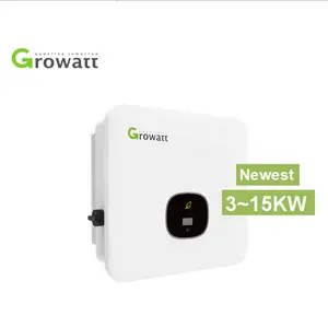 Growatt 5kw 8kw 220v 380v v גל סינוס טהור על רשת 3kw 9kw 5000w 5kva 3 פאזה סולארי pv inverter