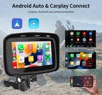 SUNWAYI P502 Portable 5 pouces sans fil Carplay Android Auto IP67 étanche pour moto BT GPS Auto Electronics Navigator