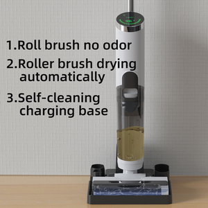 Aspirador de piso inalámbrico automático para el hogar húmedo y seco con potente aspirador de barredora de piso con motor sin escobillas para uso doméstico - Product Image 3