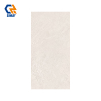 Azulejos de Porcelana Modernos para Piso y Pared, 600x1200mm, 9.5mm de Grosor, Antideslizantes, Glaseados, Resistentes al Ácido, Antibacterianos, Textura de Piedra, Acabado Brillante
