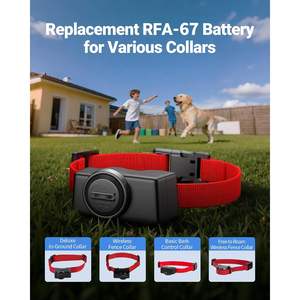 EBL 10-Pack Ultra Long-Lasting RFA-67 RFA-67D-11 6 Volt Replacement Pet Collar <b>Batteries</b> Waterproof Training Supplies Pets - Product Image 2