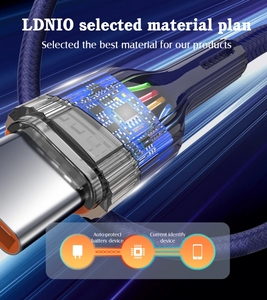 <span class=keywords><strong>Cable</strong></span> de Carga LDNIO LS641 de 30 W, <span class=keywords><strong>Cable</strong></span> de Datos <span class=keywords><strong>USB</strong></span> a <span class=keywords><strong>Micro</strong></span> <span class=keywords><strong>USB</strong></span> <span class=keywords><strong>Tipo</strong></span> C de Carga Rápida de 3 A para iPhone - Product Image 5