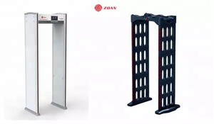 Мобильный сканер безопасности и защиты для обнаружения металлического оружия, удобная в переноске система дверной рамы с 3/6/9/15 зонами - Product Image 5