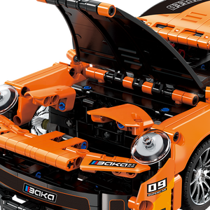 BK6801 SERIE DE <span class=keywords><strong>CIENCIA</strong></span> <span class=keywords><strong>Y</strong></span> <span class=keywords><strong>TECNOLOGÍA</strong></span> coche de carreras 1032 Uds modelo de montaje juguete de bloques de construcción de partículas - Product Image 4