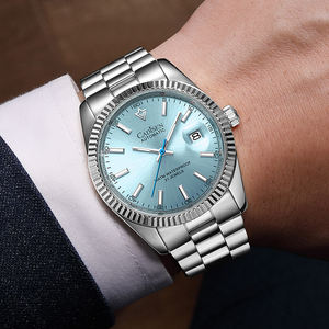 <span class=keywords><strong>CADISEN</strong></span> Nuevo Reloj Mecánico Automático para Hombre, Lujo, Cristal de Zafiro AR, Resistente al Agua, Acero Inoxidable, 8214 Reloj Hombre - Product Image 5