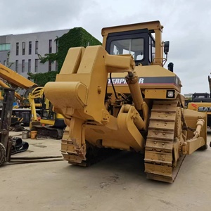 รถดันดินตีนตะขาบ CAT D9R สีเหลือง พร้อมเครื่องยนต์คัมมินส์ กำลัง 250 กิโลวัตต์ ความสามารถในการดันดิน 10 เมตร - Product Image 3
