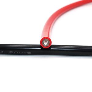 สายไฟทองแดงเคลือบดีบุก RuiQi 8AWG 1650/0.08 แบบหลายเกลียว เส้นผ่านศูนย์กลางภายนอก 6.0 มม. สายยางซิลิโคนทนความร้อนสูงแบบยืดหยุ่น สีแดงดำ สำหรับแบตเตอรี่ - Product Image 4