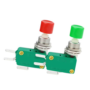 Micro-interrupteur DS438-448, bouton à réinitialisation automatique, unipolaire, trois broches, bipolaire, six broches, 16A 250V, interrupteur de fin de course, 12V max. Tension 220V - Product Image 2