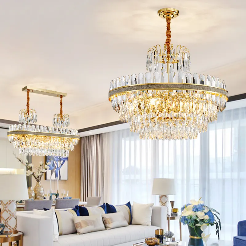 2020 Modern Simple Design Holder Living Room Bedroom Crystal Chandelier