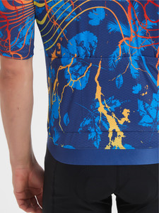 Maillot <span class=keywords><strong>de</strong></span> Ciclismo Profesional para Hombre, Manga Corta, Transpirable, <span class=keywords><strong>de</strong></span> Secado Rápido, con Cremallera Completa, Ajuste Profesional, para Ciclismo <span class=keywords><strong>de</strong></span> <span class=keywords><strong>Carretera</strong></span>, <span class=keywords><strong>Ropa</strong></span> <span class=keywords><strong>de</strong></span> Verano para MTB - Product Image 4