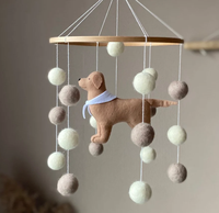 Chien pépinière mobile golden retriever chien bébé mobile Labrador sexe neutre mobile Puppy lit mobile
