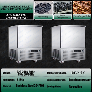 Congelador de puerta única de enfriamiento ultrarrápido para mariscos con bandejas, máquina de congelación de baja temperatura - Product Image 2