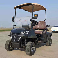 Voiturette de golf classique, prix usine, 6 places, essence, rétro, Chine, CE, freins à disque avant/arrière 48V, feux LED, autonomie 3M 90km
