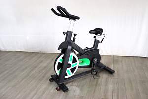 Vélo de spinning à résistance magnétique, entraînement par chaîne silencieux, siège réglable, poignées revêtues par immersion, capacité de 150 kg, salle de sport à domicile - Product Image 4