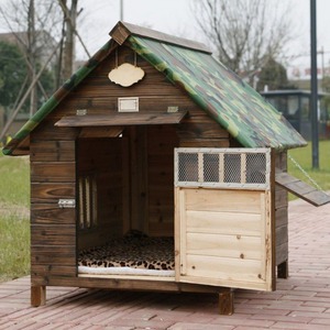 Productos para casas de mascotas para perros, madera sólida, impermeable, a prueba de viento, sombrilla anticorrosión, a prueba de insectos, al aire libre, cálida, casa para perros - Product Image 4