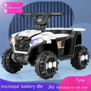 Coche eléctrico para niños de cuatro ruedas, ATV autónomo para niños, puede sentarse en el cochecito de carga de coche de <span class=keywords><strong>juguete</strong></span> para bebés humanos - Product Image 5