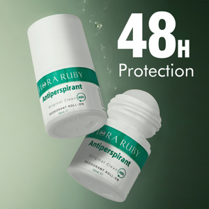 Déodorant roll-on unisexe aux herbes FLORA RUBY personnalisé OEM avec protection longue durée - Product Image 4