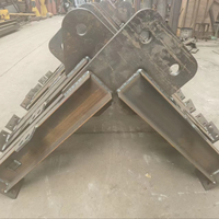 Pièces de machines de construction en acier Q345B haute résistance, pièces de rechange pour base de fondation en acier soudé