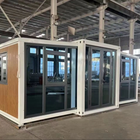 Villa modulaire préfabriquée en conteneur extensible avec structure galvanisée anti-corrosion robuste pour complexe hôtelier