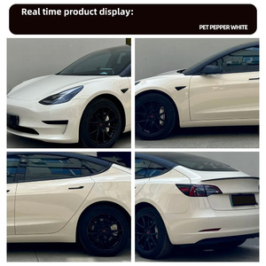 152*18m Crystal Pepper <strong>White</strong> Color Changing Self-Adhesive <strong>Vinyl</strong> Car <strong>Wrap</strong> Film Paint Protection Film Anti-Scratch - Product Image 2
