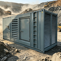 Générateur diesel silencieux de qualité supérieure 100 kW et plus, à faible bruit, fonctionnant en continu, 480 V, type silencieux, démarrage automatique