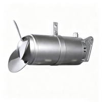 Moteur de mélangeur submersible à haute efficacité pour le traitement des eaux usées, agitateur anti-sédimentation pour réservoir de traitement des eaux usées en acier inoxydable
