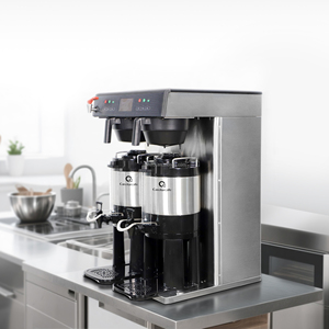 เครื่องชงกาแฟดริปอัตโนมัติ Carefor พร้อมหน้าจอ LED 4.3 นิ้ว น้ำร้อน แรงดันไฟฟ้าคู่ ความจุ 12 ลิตร - ขายดีสำหรับร้านกาแฟ - Product Image 1