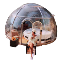 Diamètre 3m 3.5m 4m 4.5m 5m 6m serre transparente en polycarbonate maison dôme personnalisée