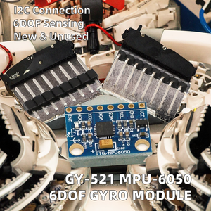 MPU-6050 GY-521 मॉड्यूल dc/dc कनवर्टर के साथ 6dd त्रिभुज Gyroscopcb बढ़ते - Product Image 2