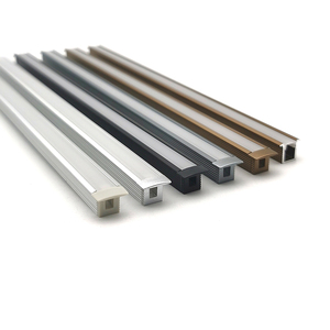 Profilé en aluminium linéaire LED en forme de U YG-1009, couleurs personnalisées, profilé linéaire LED encastré pour l'éclairage des armoires - Product Image 4