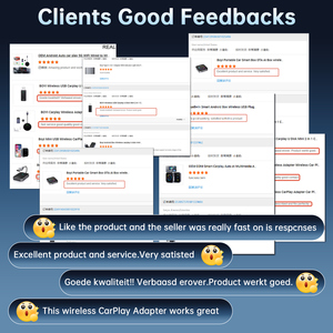 Phụ kiện ô tô Fuallwin OEM Smart Super MINI DIY Waze Spotify các ứng dụng dẫn đường và nghe nhạc phổ biến khác, bộ chuyển đổi Carplay không dây - Product Image 2