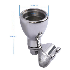 Aluminum Boat Steering Wheel With Ball Grip For Outboard Motor Fishing Boat <b>Yacht</b> - Product Image 3