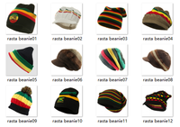 Gorro Rasta con Bordado de León, Diseño Rastafari, Selassie, África, Jamaica, Reggae