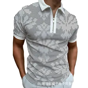 2023 Wholesale Polyester Cotton Plain Custom Logo Printed Men's Polo T-shirts