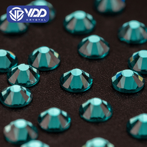 VDD <span class=keywords><strong>026</strong></span>, circonita azul, diamantes de imitación de cristal, cristal de diamantes de imitación, piedras brillantes sin Hotfix, Flatback Nail Art, decoraciones DIY - Product Image 1