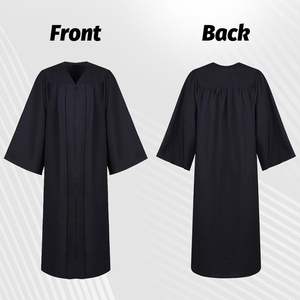 Sombrero de graduación negro para adultos al por mayor, faja de estola con 2025 borlas, uniforme escolar, vestidos y gorras de Graduación - Product Image 6