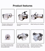 Nouveau dispositif rotatif Siman pour machine de marquage laser à fibre, marquage d'anneaux en aluminium D80MM/D100MM, 220V/110V, facile à utiliser