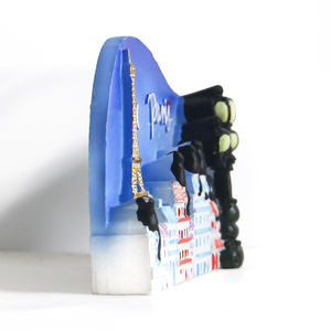 Aimants de réfrigérateur personnalisés en usine, aimants 3D France Paris, ensemble d'aimants de réfrigérateur, Tour Eiffel, monument français, souvenirs, aimants de réfrigérateur - Product Image 3