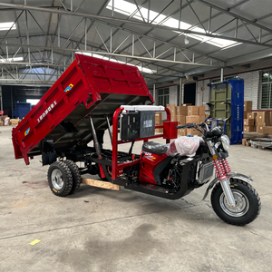 5 Roues Moto Tricycles <b>Gasoline</b> Hydraulic Dump Tricycle Thickened High Power for Construction Hauling - Product Image 1