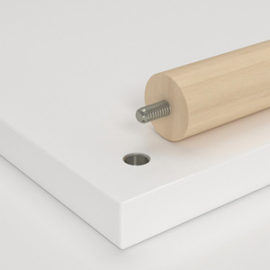 Organisateur de bureau sous le bureau, étagère de rangement rectangulaire en acier inoxydable, panneau autoportant pour un rangement soigné, tiroir de bureau - Product Image 1