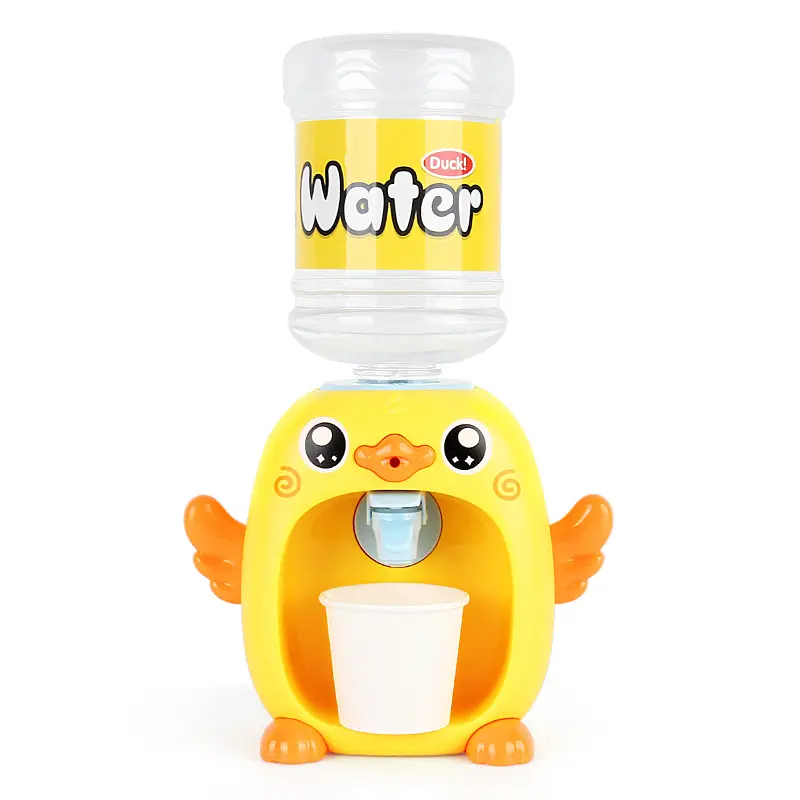Wholesale Children Electric Fun Educational Cute Simulation Duck Beverage Mini Water Dispenser Drinking Fountain Toy For Kids