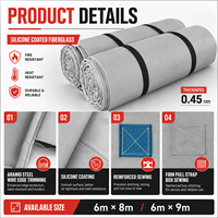 Grande couverture anti-feu pour véhicules : voitures particulières, pick-up, fourgonnettes et SUV – Approvisionnement direct usine