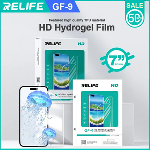 Película <span class=keywords><strong>de</strong></span> <span class=keywords><strong>Hidrogel</strong></span> TPU Relife GF-9 HD para Dispositivos <span class=keywords><strong>de</strong></span> Menos <span class=keywords><strong>de</strong></span> 7 Pulgadas, Antiaceite, Tacto Suave, Repelente al Agua, para Superficies <span class=keywords><strong>de</strong></span> Película Cortada - Product Image 3