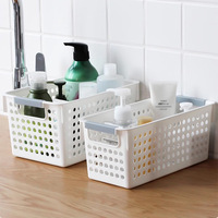 Panier de rangement multifonctionnel rectangulaire en plastique blanc de haute qualité, moderne, écologique, durable et sûr