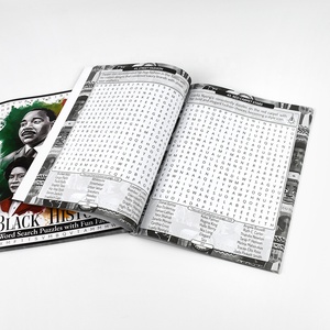 Libro di indovinelli personalizzato economico con copertina morbida, carta patinata, stampa offset in bianco e nero, MOQ 500 pezzi - Product Image 6