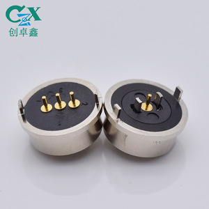 3 Pin Circular Magnetic Connector 12mm Diameter <b>5V</b> 2A Charging For Smart Wearable Devices - Product Image 2