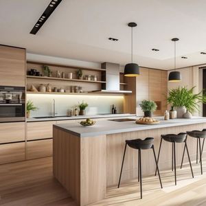 Muebles de Cocina Modernos de Lujo en Madera Sólida, Diseños Inteligentes, Personalizados, Ecológicos y de Fácil Instalación - Product Image 2